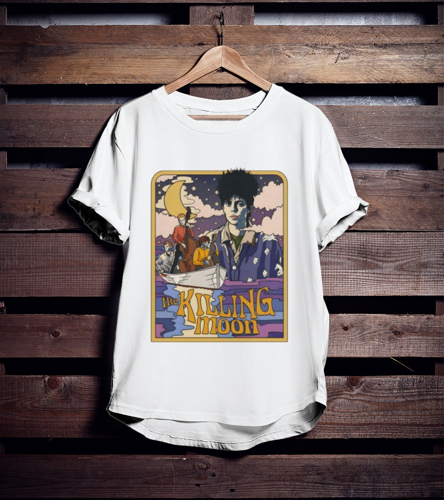 The Killing Moon 42nd Anniversary Retro Band Art Lunar T-Shirt