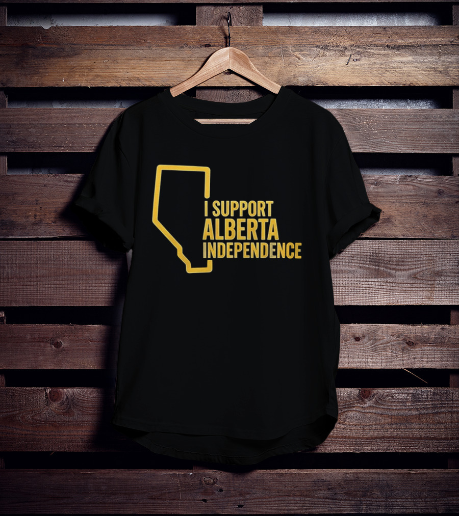 I Support Alberta Independence Map T-Shirt