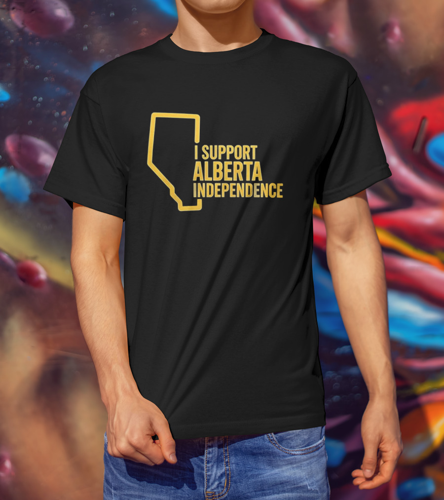 I Support Alberta Independence Map T-Shirt