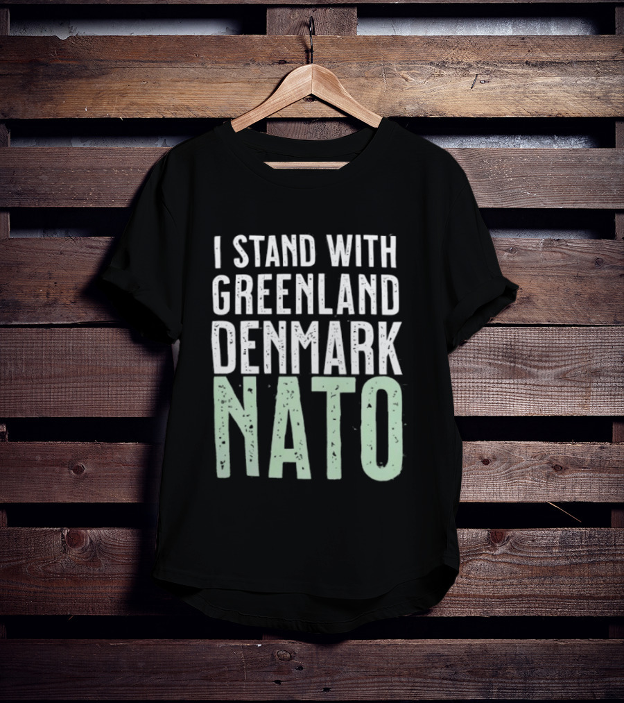 Comfort Colors I Stand With Greenland Denmark NATO Support T-Shirt