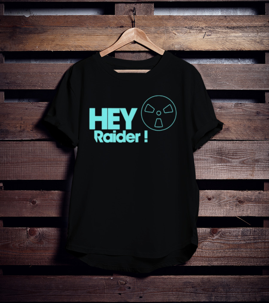 Hey Raider Sci Fi Gamer Safe Pocket Game Humor T-Shirt