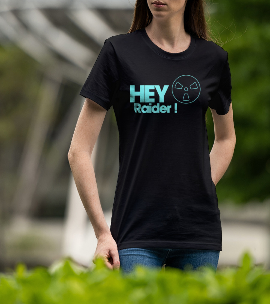 Hey Raider Sci Fi Gamer Safe Pocket Game Humor T-Shirt