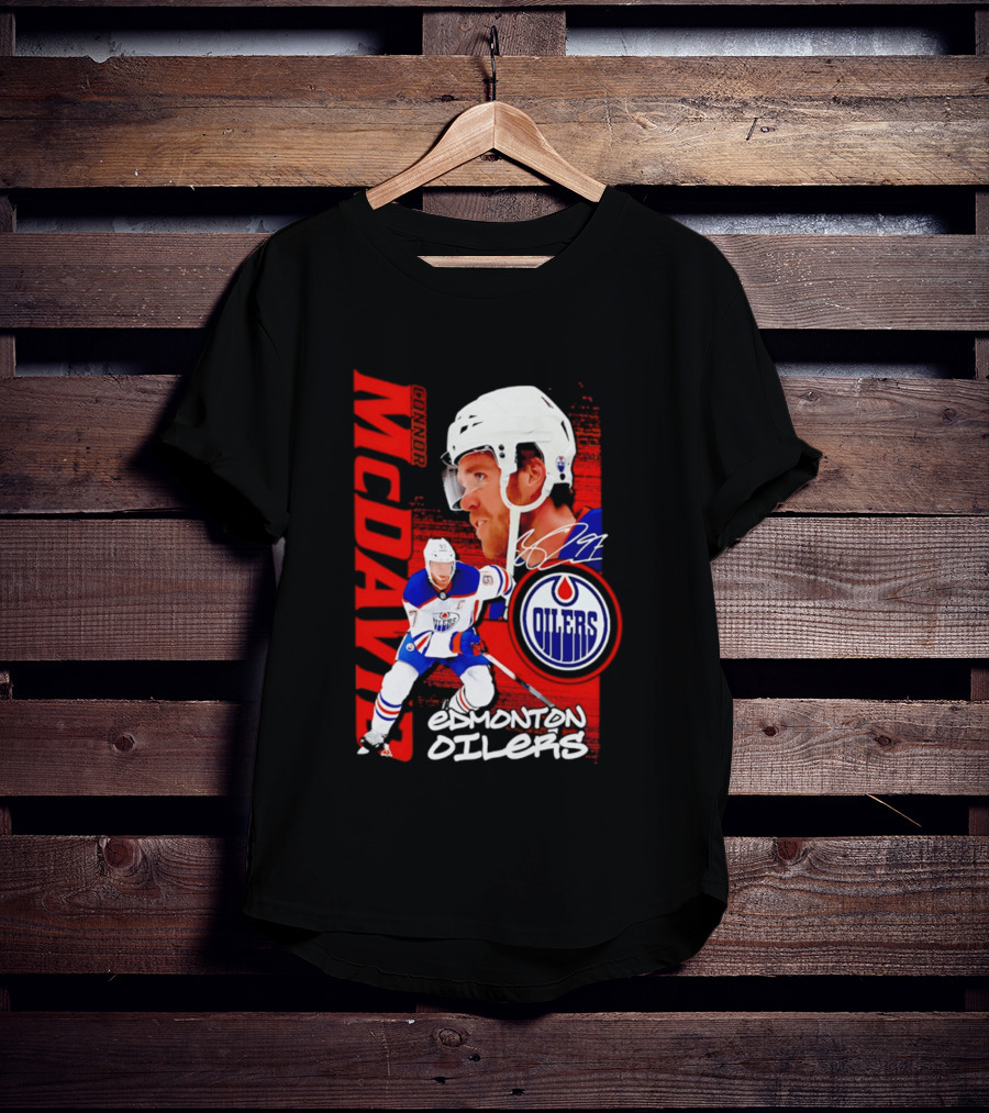 Edmonton Oilers McDavid 97 Hockey Star T-Shirt