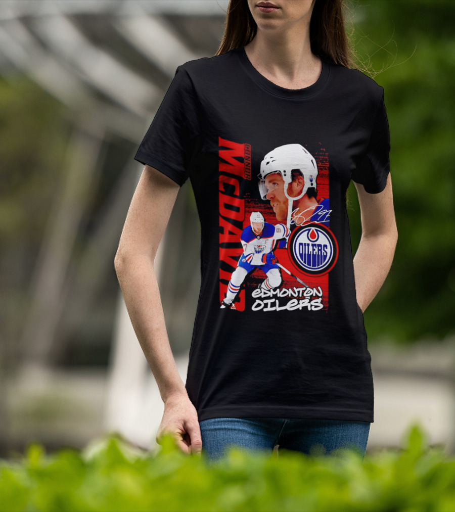 Edmonton Oilers McDavid 97 Hockey Star T-Shirt
