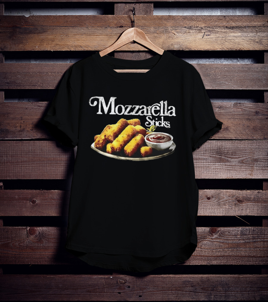 Mozzarella Sticks With Tomato Dipping Sauce Delight T-Shirt