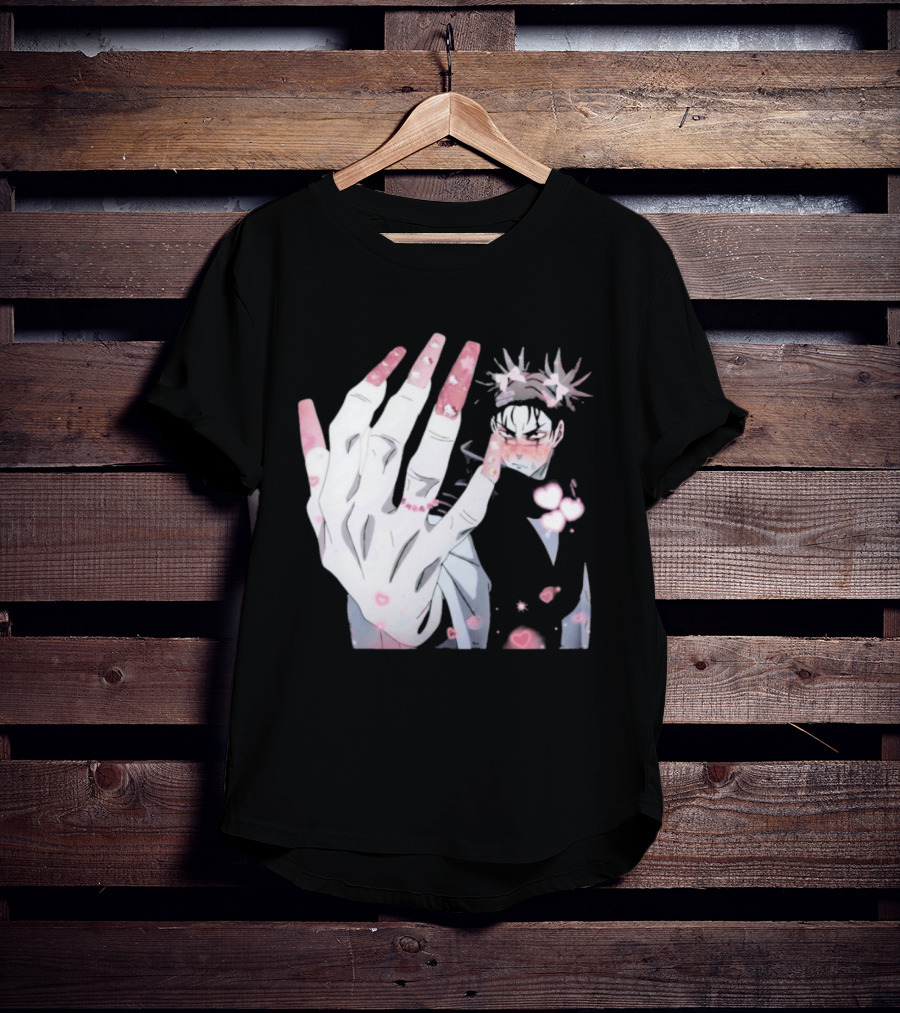 Nails Done Choso Aesthetic Floral Elements Anime T-Shirt