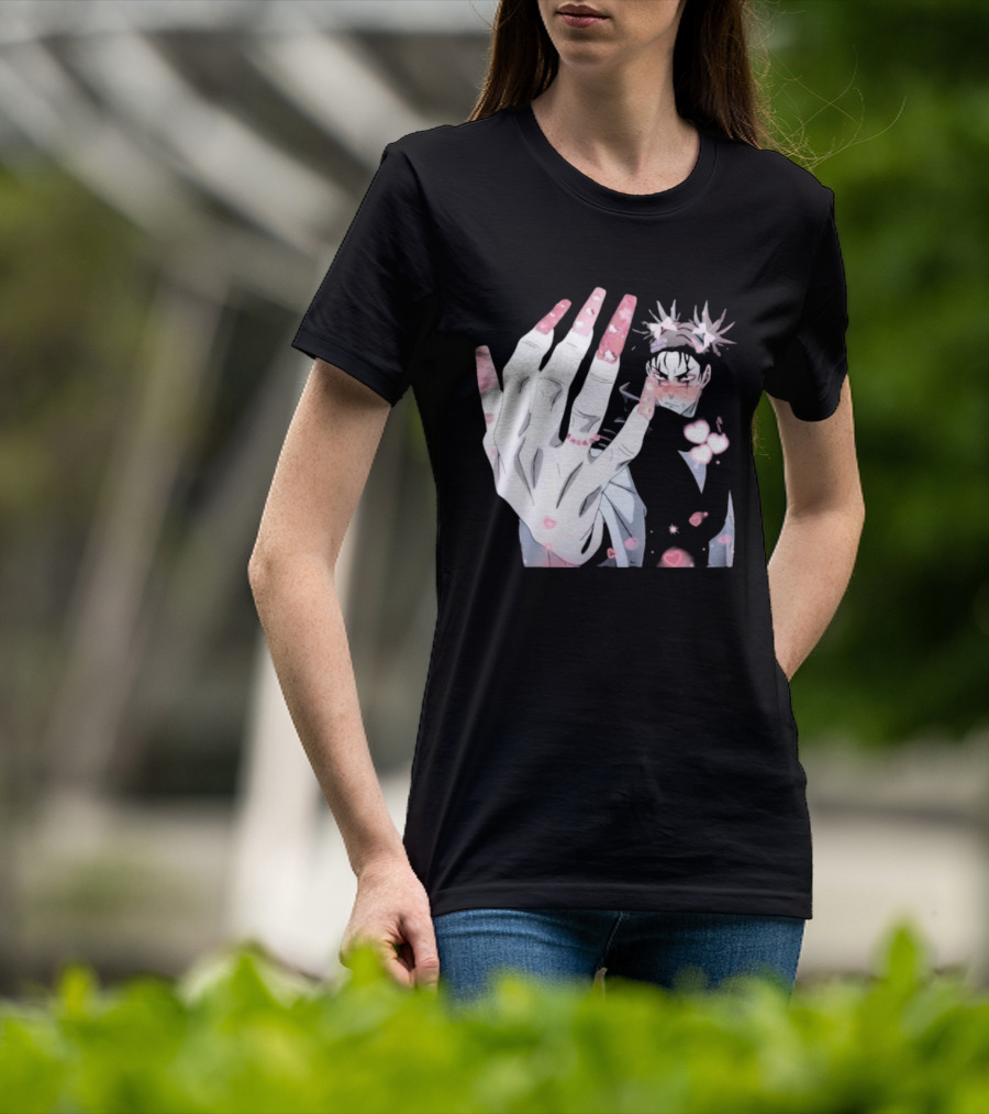 Nails Done Choso Aesthetic Floral Elements Anime T-Shirt