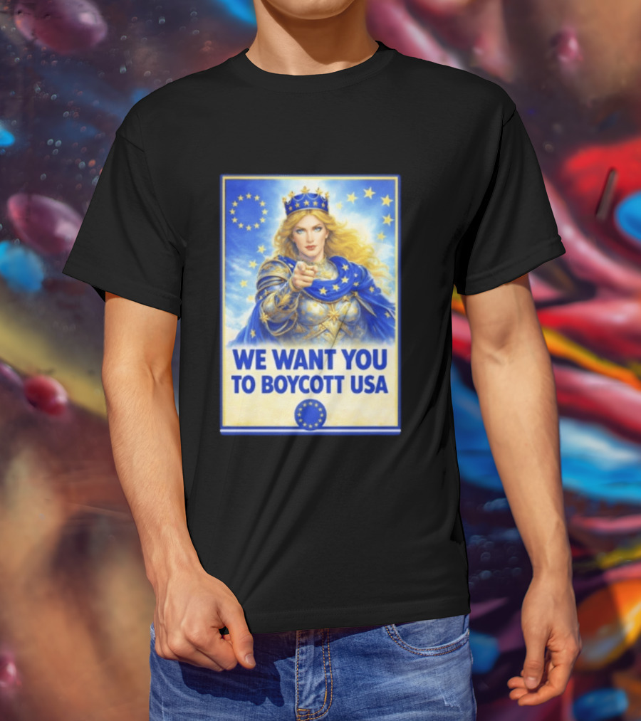 We Want You To Boycott USA Knight Queen Stars Crown T-Shirt