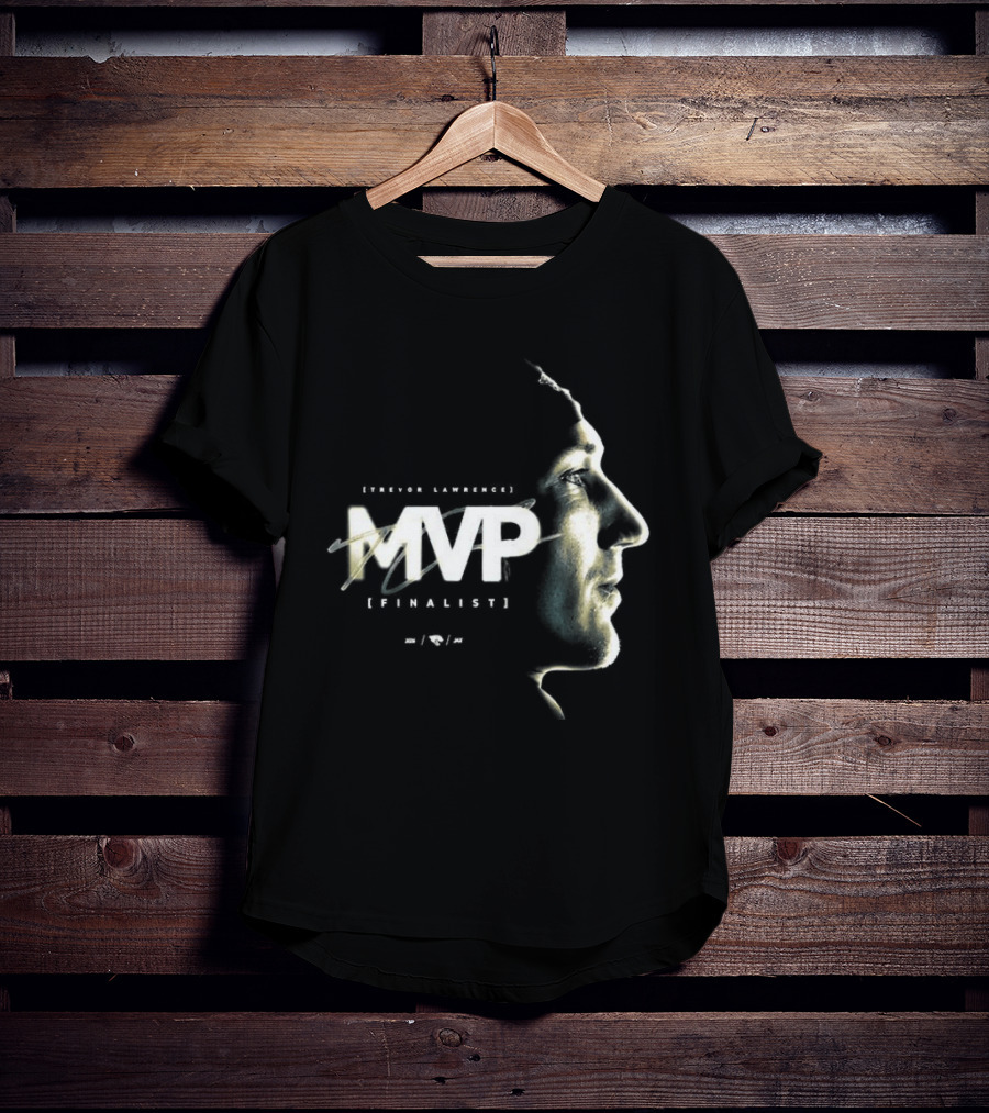 Trevor Lawrence MVP Finalist Jacksonville Jaguars Face T-Shirt