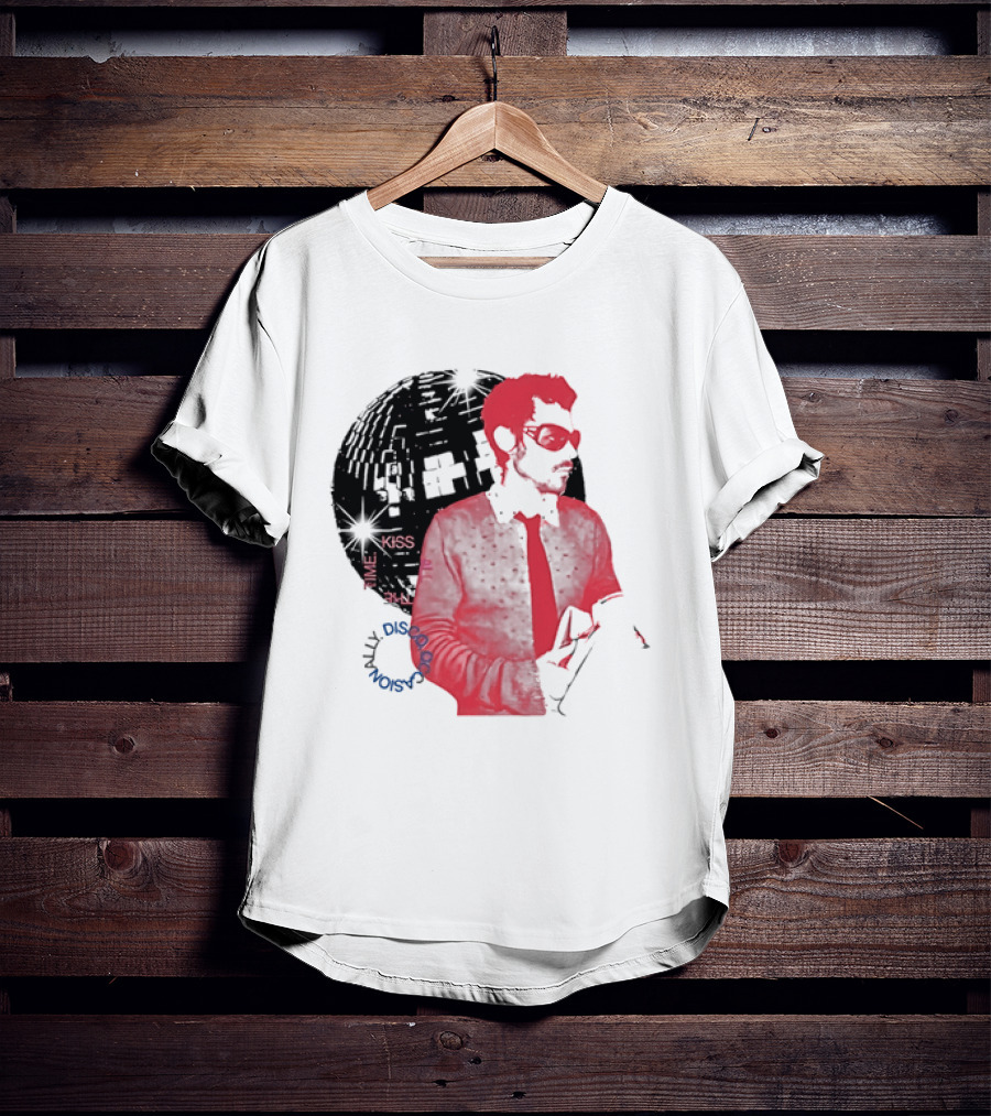 Harry Kiss All The Time Funky Disco Vibes T-Shirt