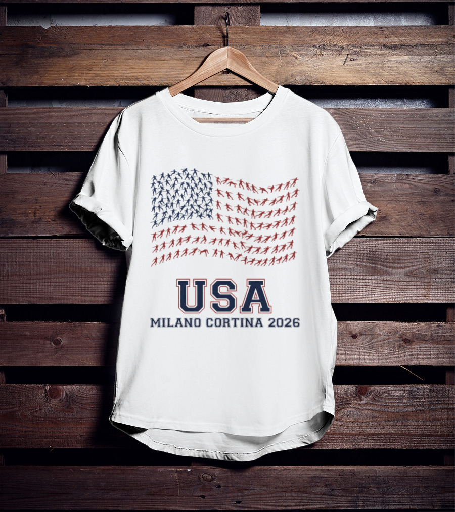 USA Winter Olympics Milano Cortina 2026 Team Spirit T-Shirt