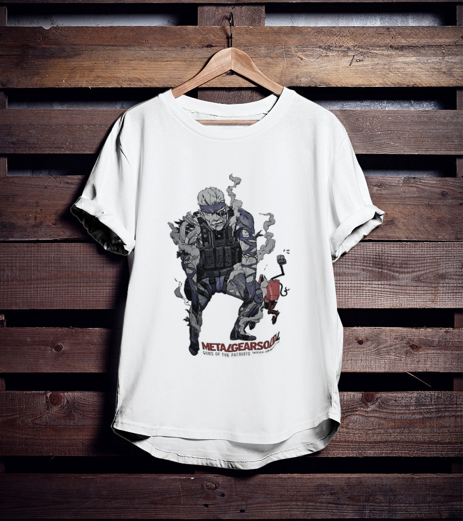 Metal Gear Solid 4 Guns Of The Patriots Tactical Espionage Action T-Shirt