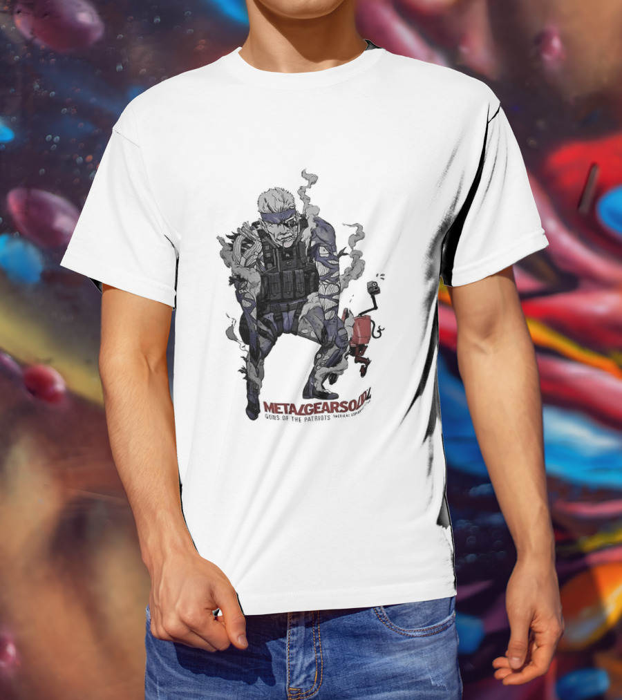 Metal Gear Solid 4 Guns Of The Patriots Tactical Espionage Action T-Shirt