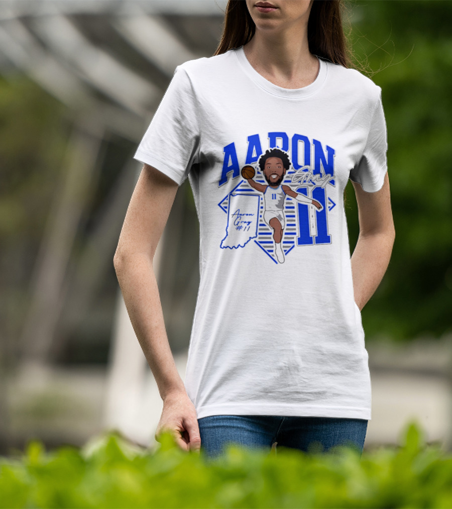 Aaron Gray 11 Basketball New Orleans Hornets Indiana T-Shirt