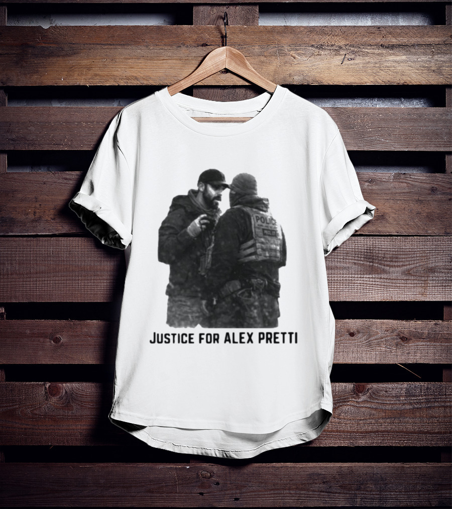 Justice For Alex Pretti Police Encounter T-Shirt
