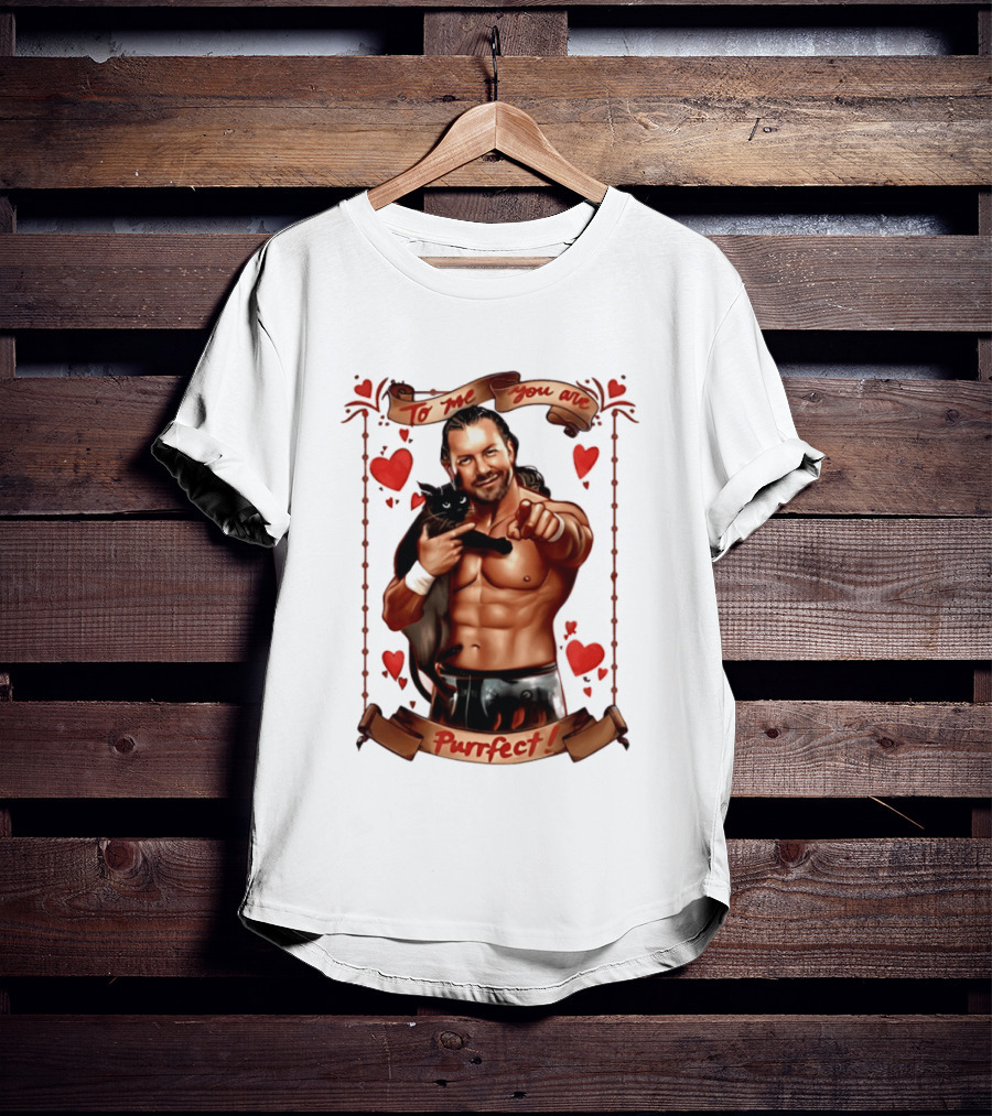 To Me You Are Purrfect Kenny Omega Valentine's Day Series T-Shirt