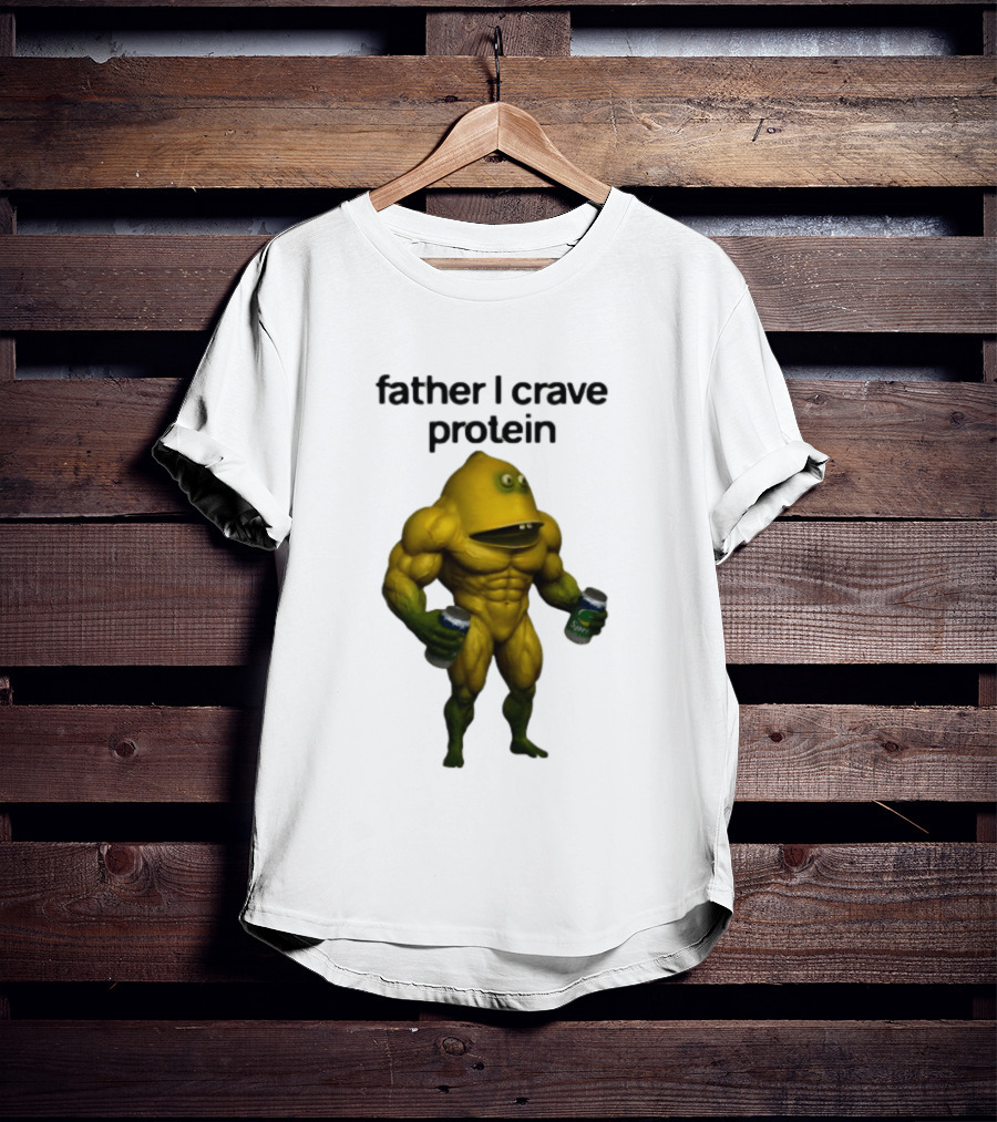 Father I Crave Protein Buff Monster Energy Can T-Shirt