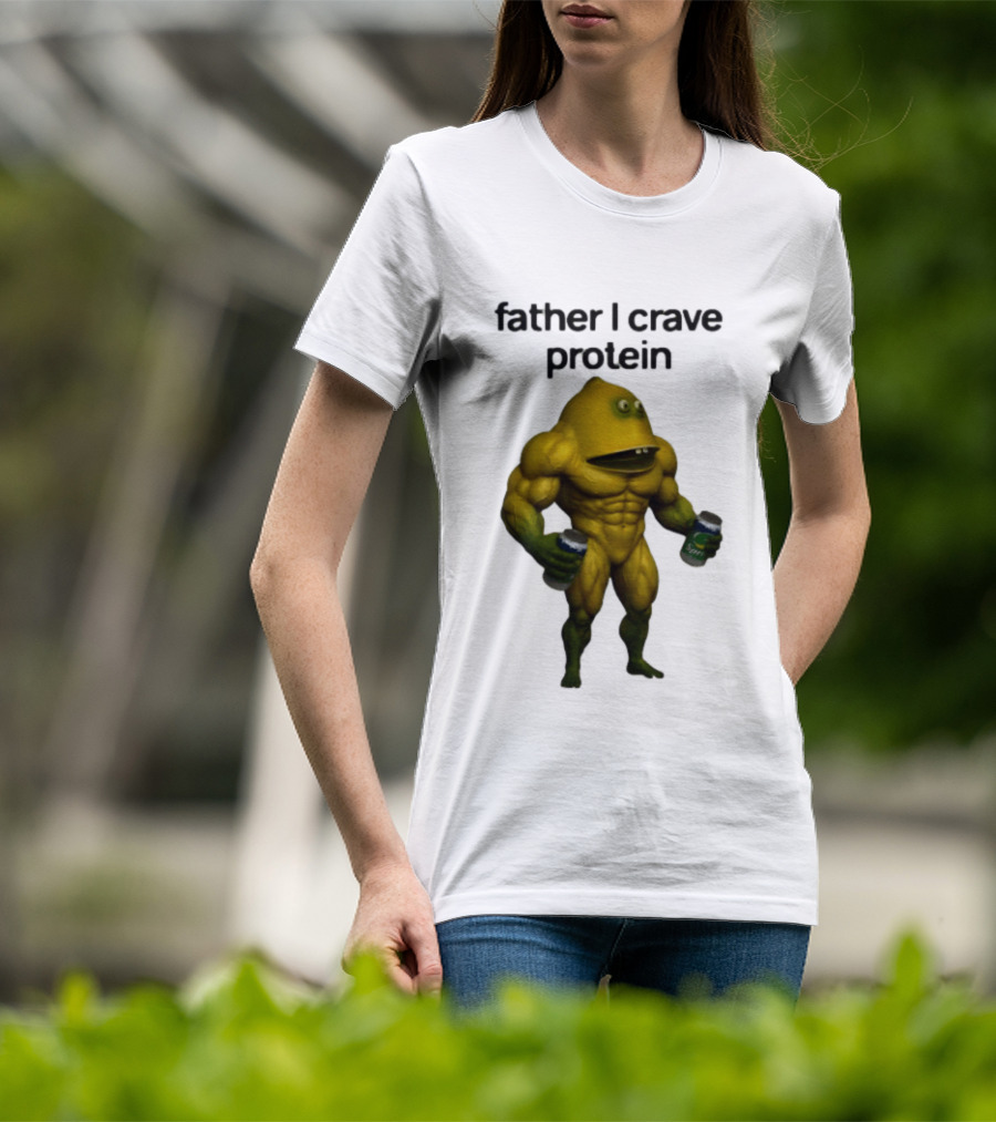 Father I Crave Protein Buff Monster Energy Can T-Shirt