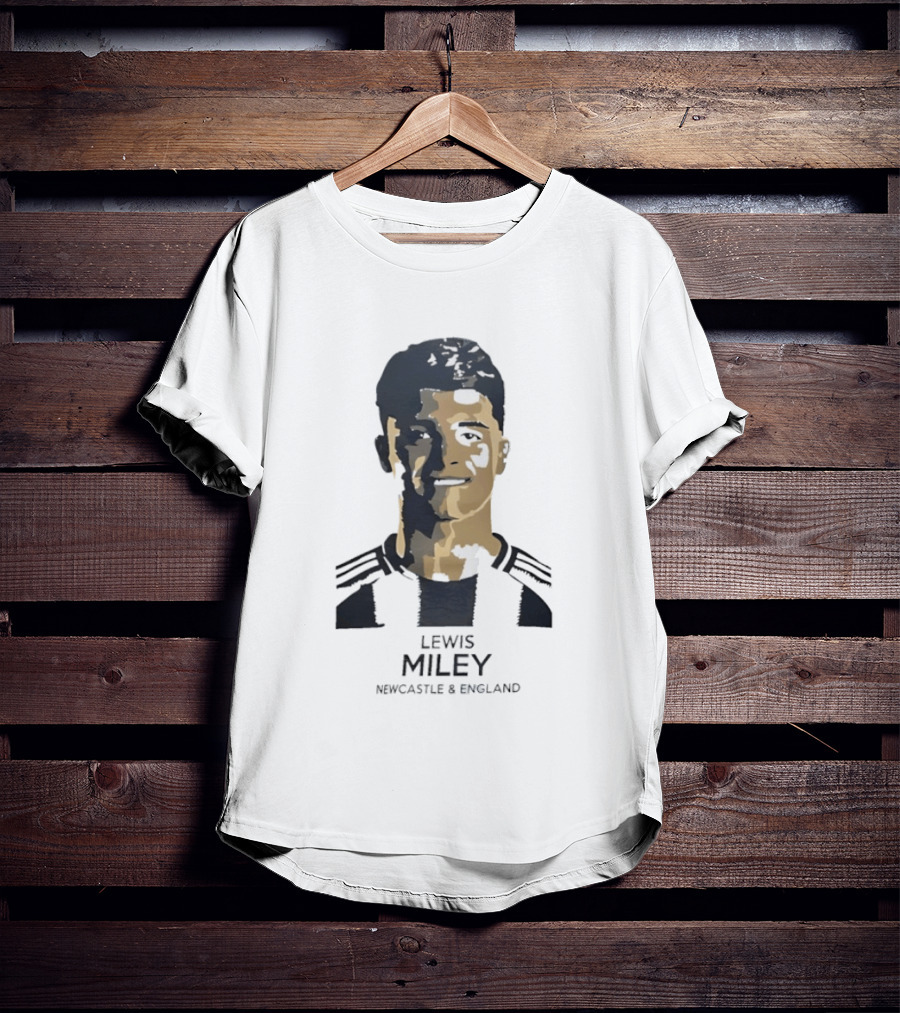 Lewis Miley Newcastle England Soccer Star T-Shirt
