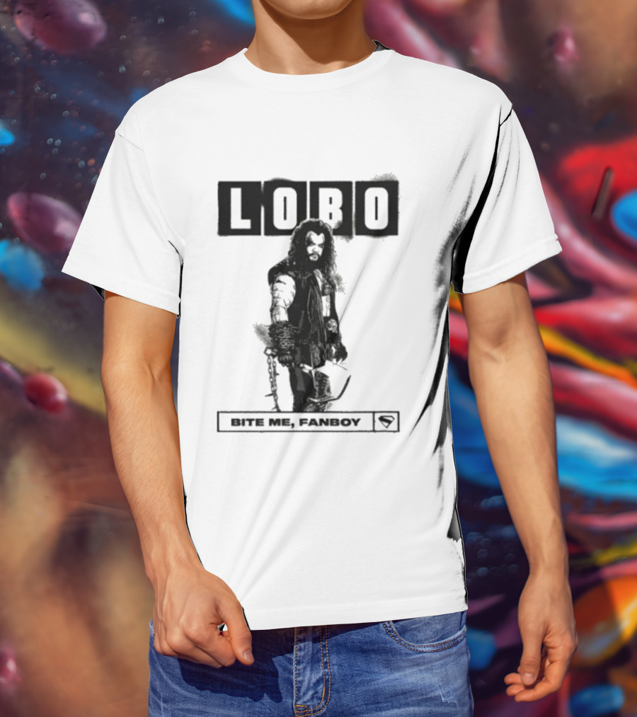 Lobo Bite Me Fanboy DC Comics Superhero T-Shirt