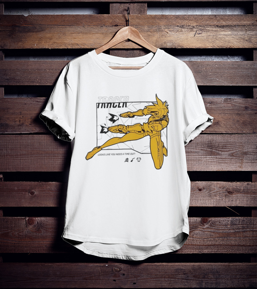 Tracer Over Looks Like You Need A Time Out T-Shirt