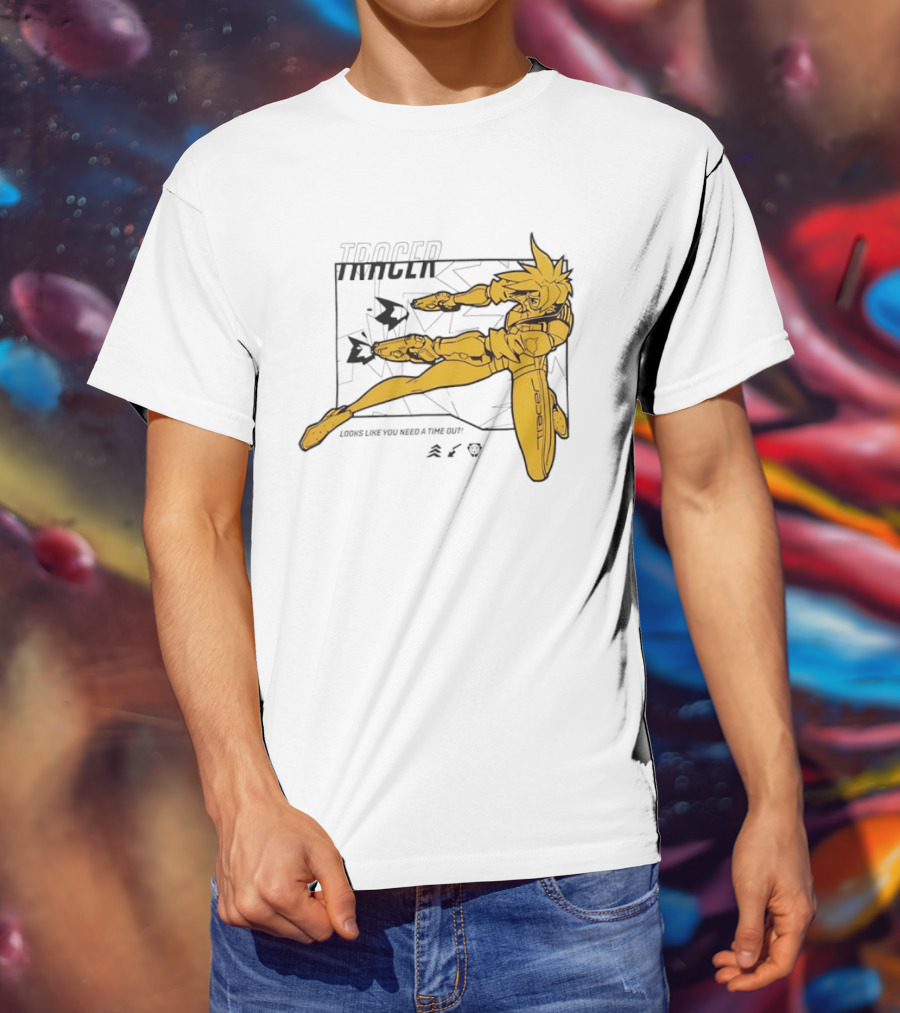 Tracer Over Looks Like You Need A Time Out T-Shirt