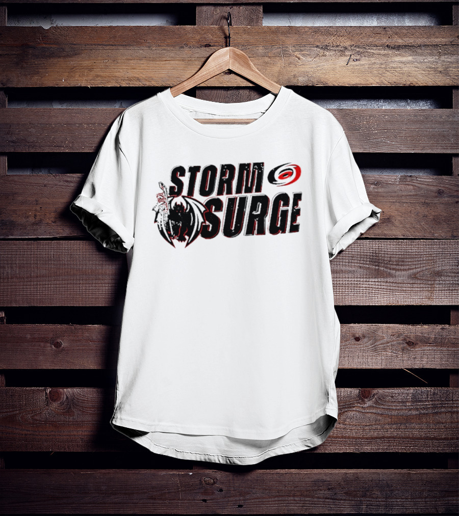 Storm Surge Carolina Hurricanes Hockey Dragon T-Shirt