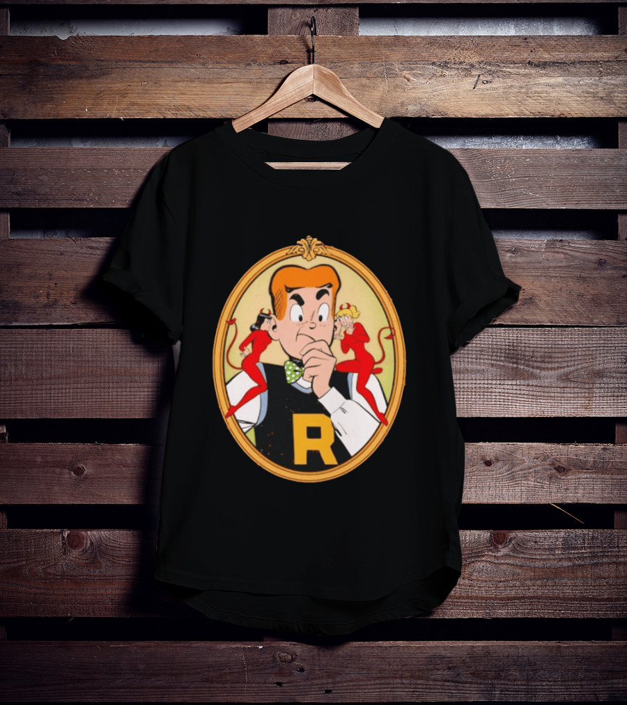 Betty And Veronica Devils Archie Comics Vintage Cartoon Characters T-Shirt