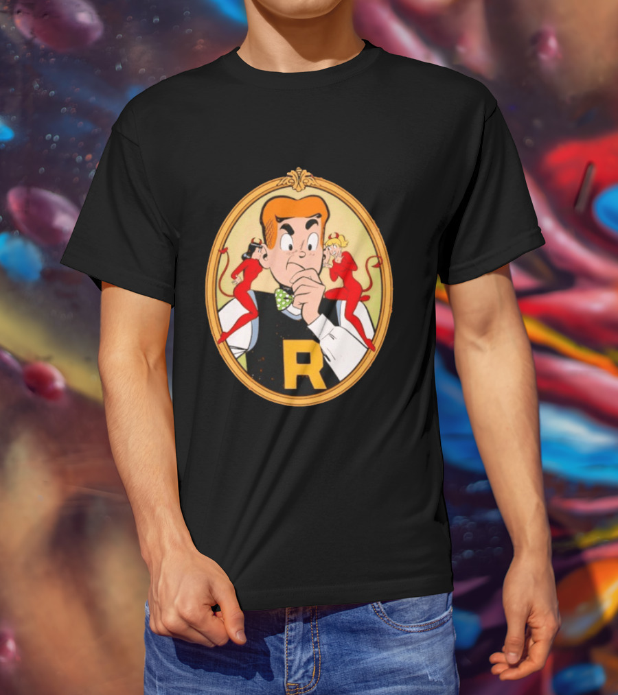 Betty And Veronica Devils Archie Comics Vintage Cartoon Characters T-Shirt