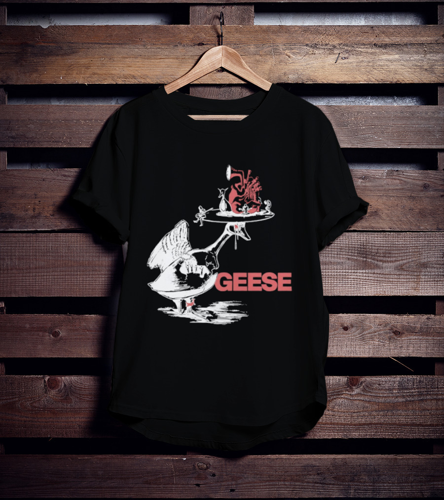 Geese Hieronymus Bosch Style Heart T-Shirt