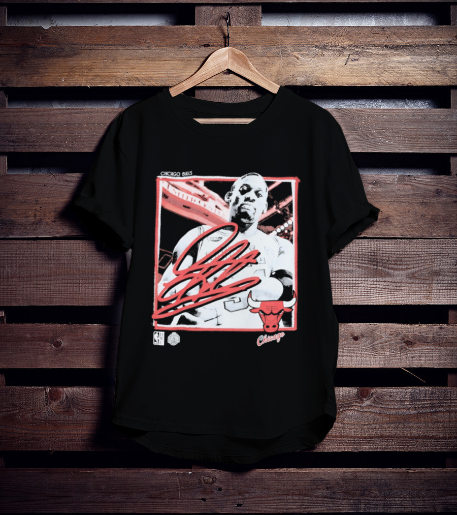 Dennis Rodman Chicago Bulls Basketball T-Shirt