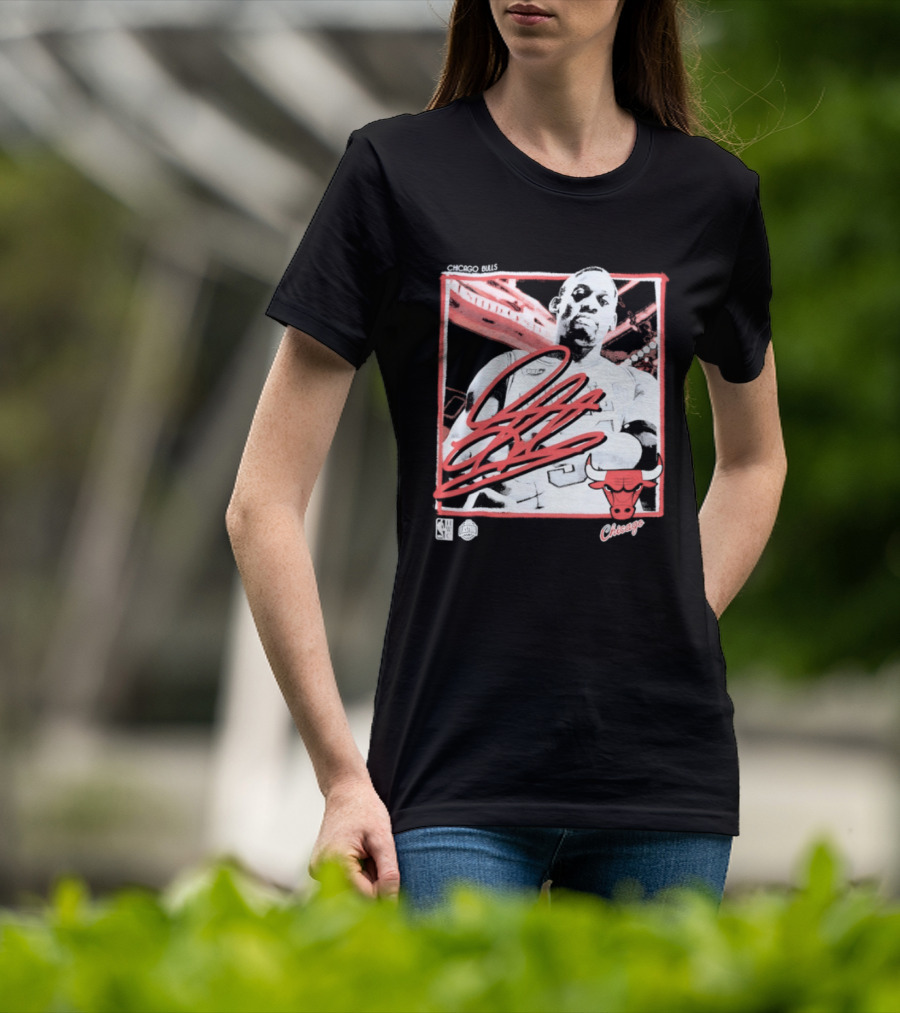 Dennis Rodman Chicago Bulls Basketball T-Shirt
