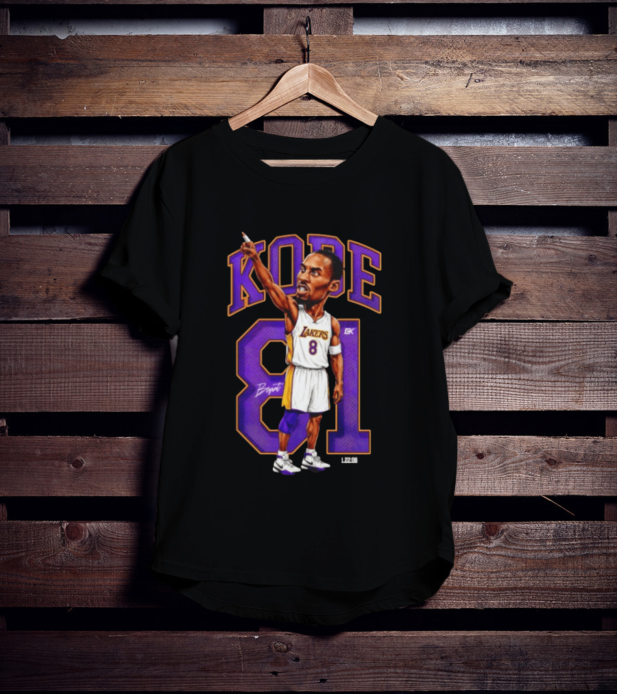 Kobe Bryant Lakers 81 Points Mamba T-Shirt