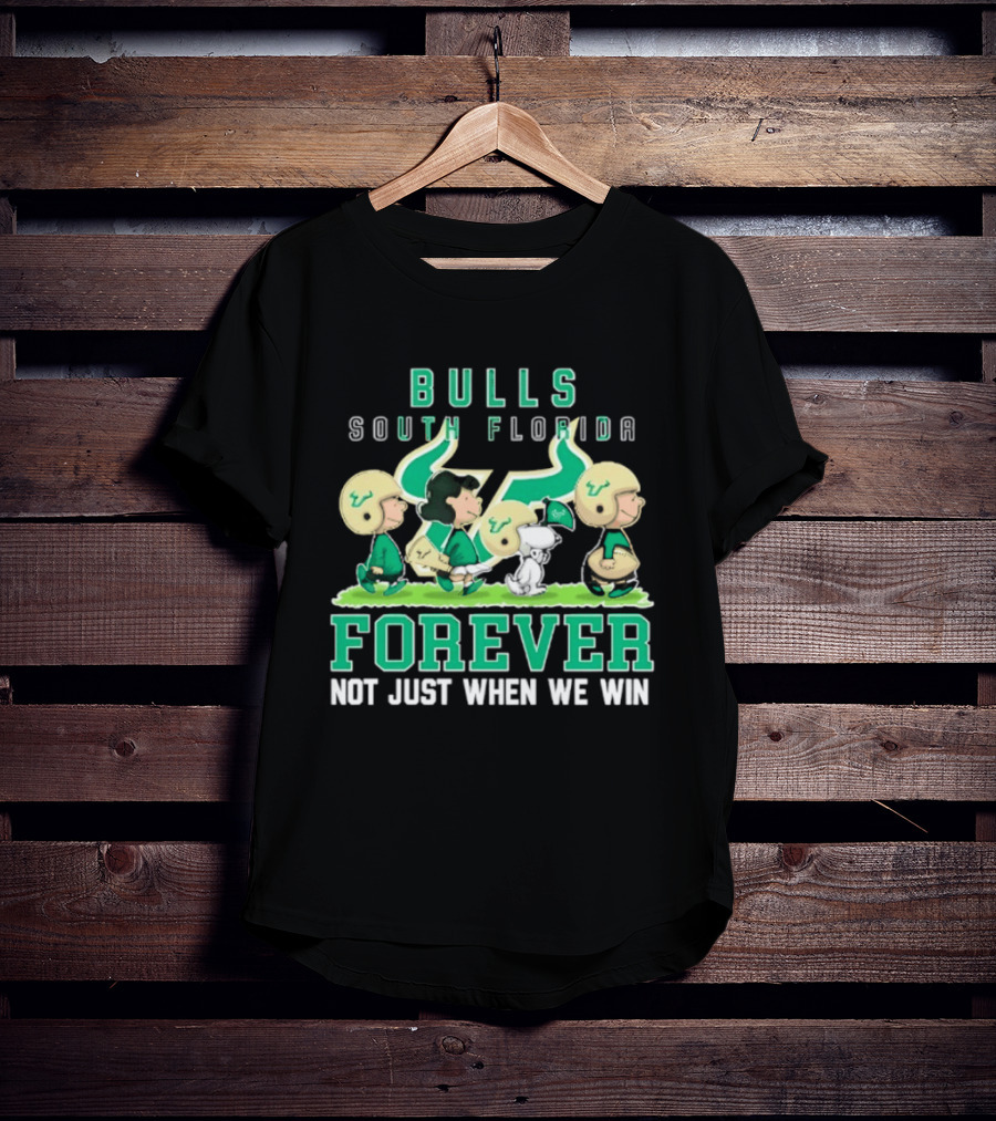 South Florida Bulls Peanuts Collaboration Forever Not Just When We Win T-Shirt