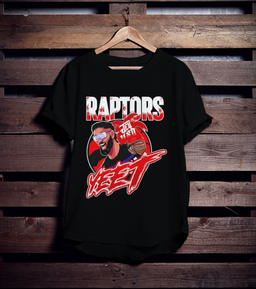 Toronto Raptors Jey Uso YEET 2026 Collaboration T-Shirt