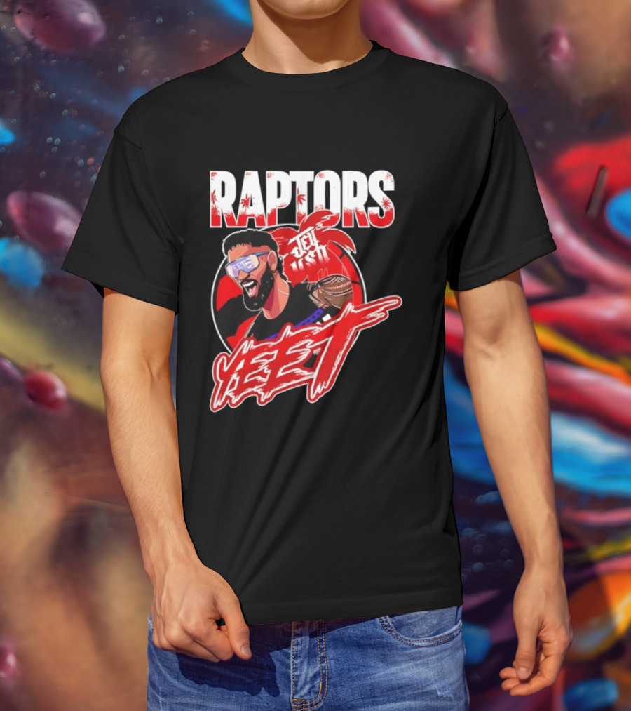 Toronto Raptors Jey Uso YEET 2026 Collaboration T-Shirt