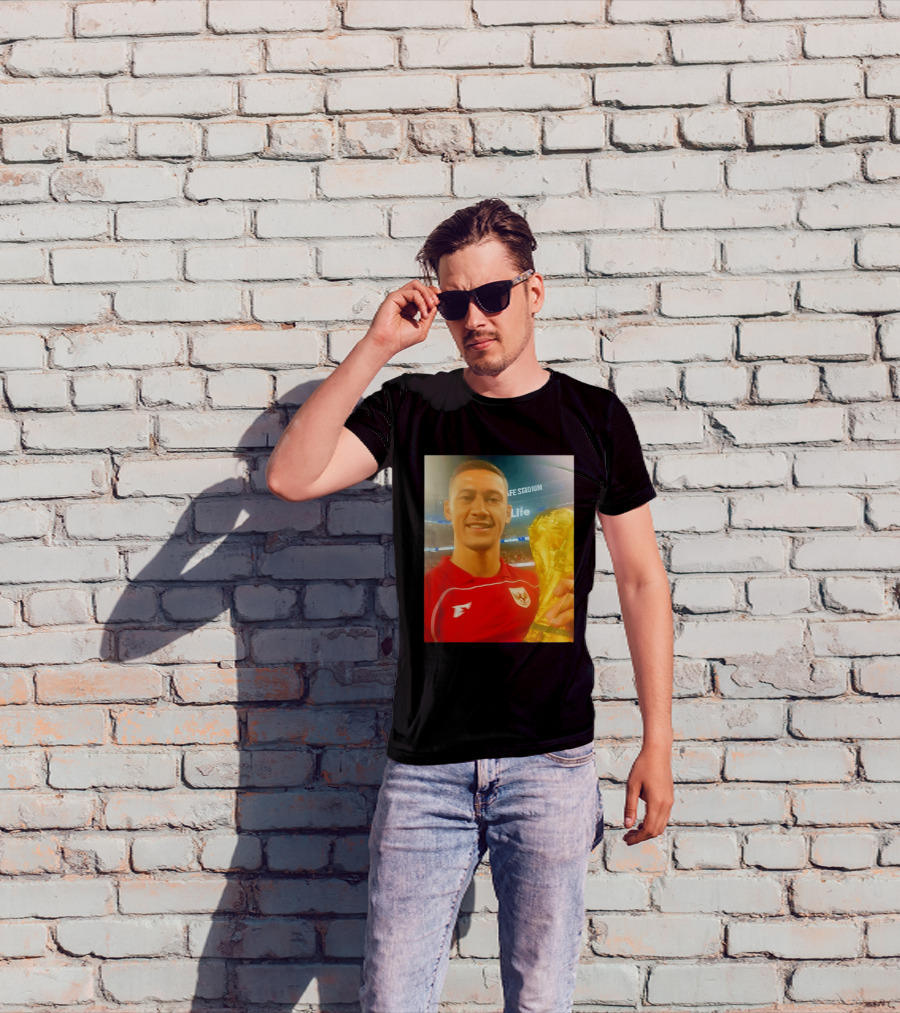 Life Stadium Álex Grimaldo Bundesliga Trophy Event Image T-Shirt