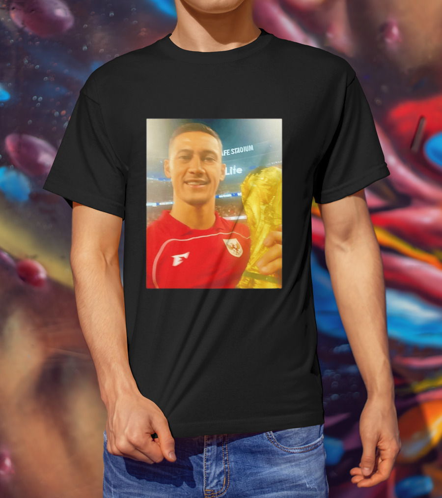 Life Stadium Álex Grimaldo Bundesliga Trophy Event Image T-Shirt