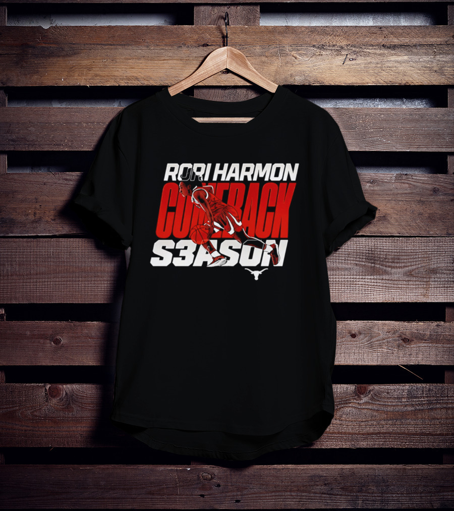 Rori Harmon Comeback Season Texas Basketball NCAA T-Shirt