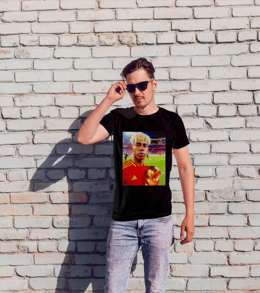 Lamine Yamal Barcelona Young Talent With Trophy T-Shirt
