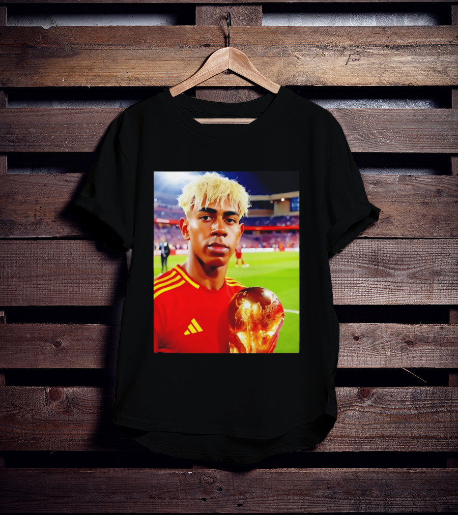 Lamine Yamal Barcelona Young Talent With Trophy T-Shirt