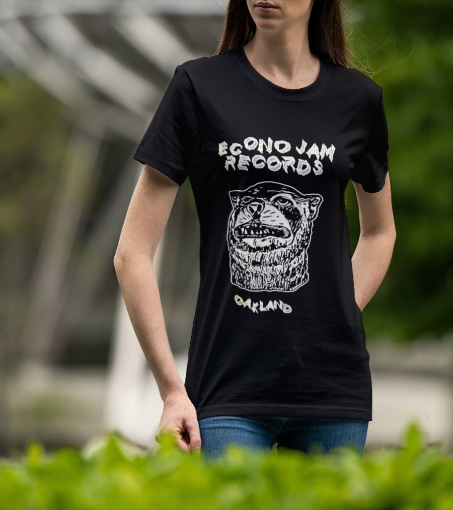 Econo Jam Records Oakland Bear Face T-Shirt