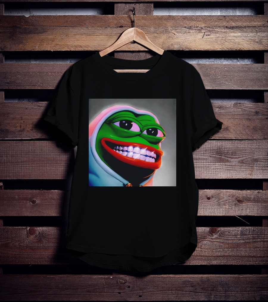 Pepe The Frog Diamond Teeth Drip T-Shirt