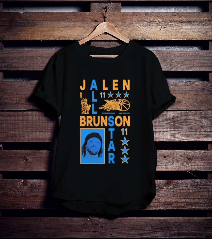 Jalen Brunson 11 New York Basketball Star Player T-Shirt