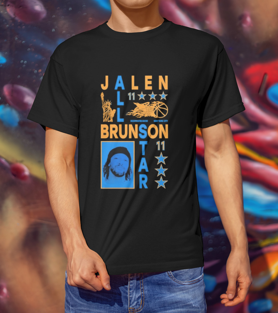 Jalen Brunson 11 New York Basketball Star Player T-Shirt