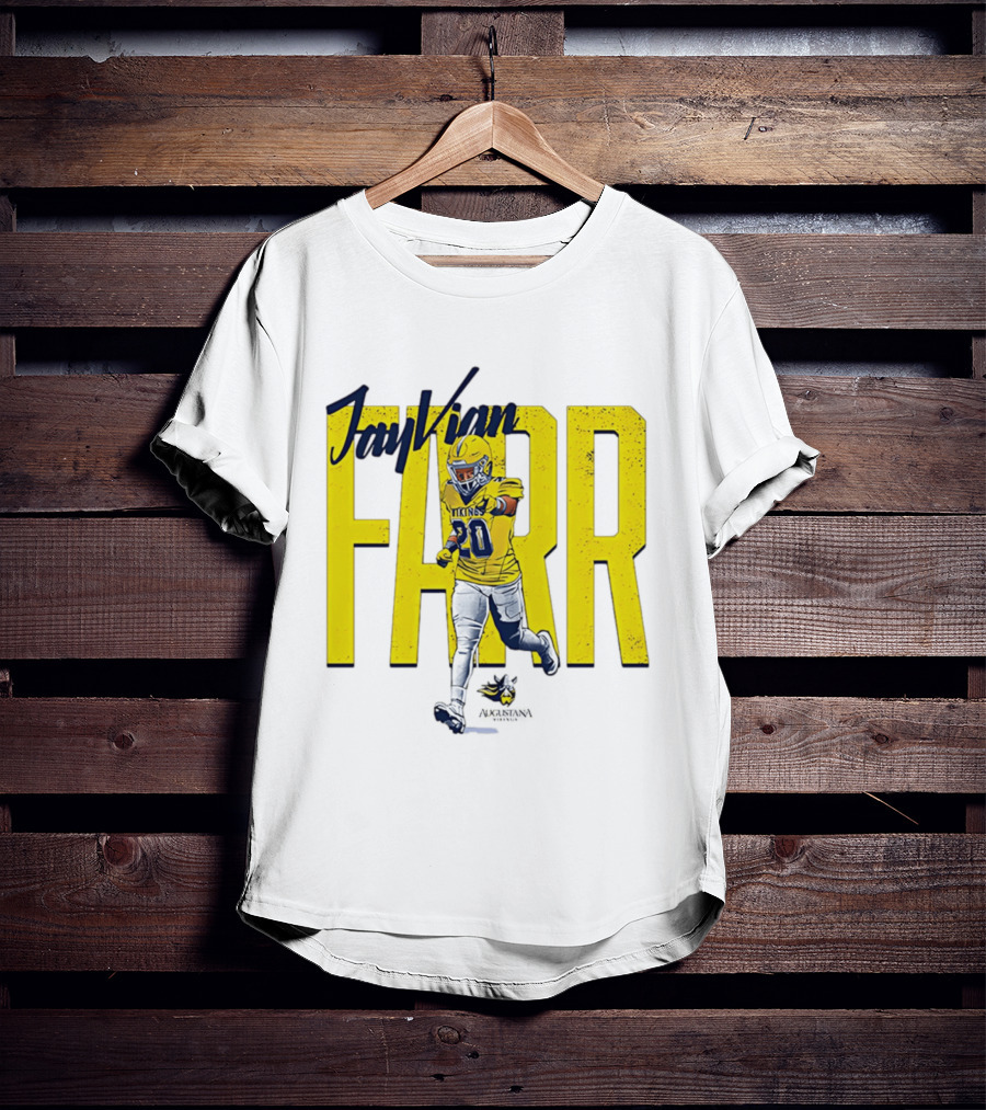 Jayvian Farr Vikings Football Caricature NCAA Number 20 T-Shirt