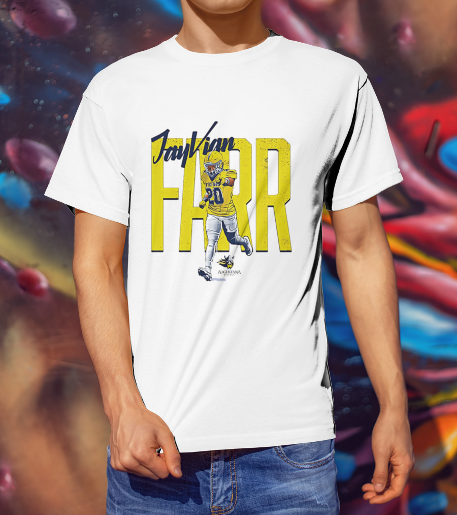 Jayvian Farr Vikings Football Caricature NCAA Number 20 T-Shirt