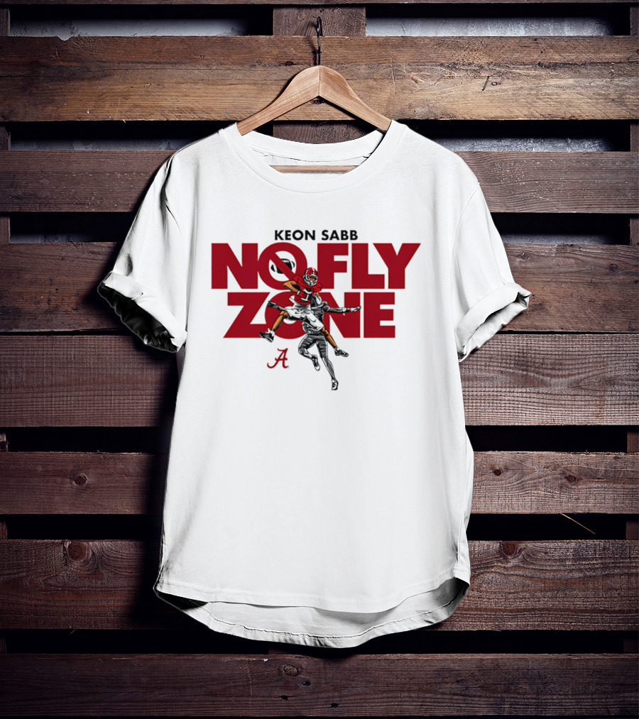 Keon Sabb No Fly Zone Alabama Football NCAA T-Shirt