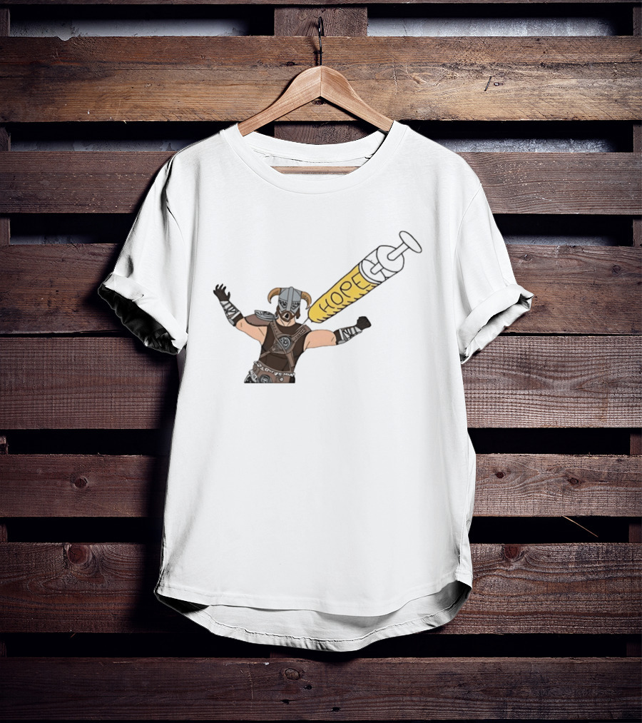Dragonborn Youtooz Hope Syringe Helmet Warrior T-Shirt