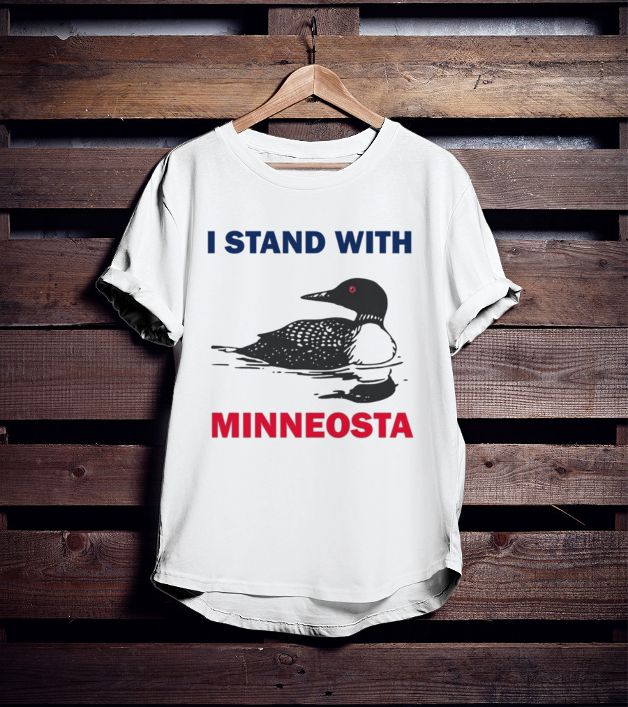 I Stand With Minnesota Common Loon T-Shirt